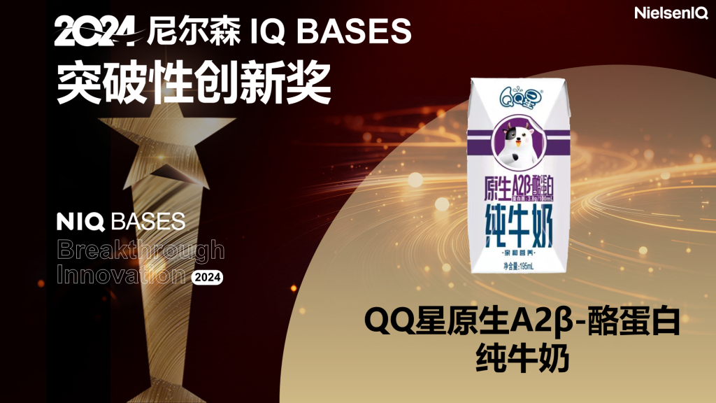 2024年 NIQ BASES中国突破性创新获奖者 | QQ星原生A2β-酪蛋白纯牛奶 的第 1 張內文圖片